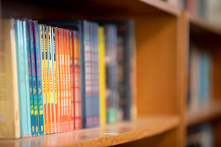 books on a shelf